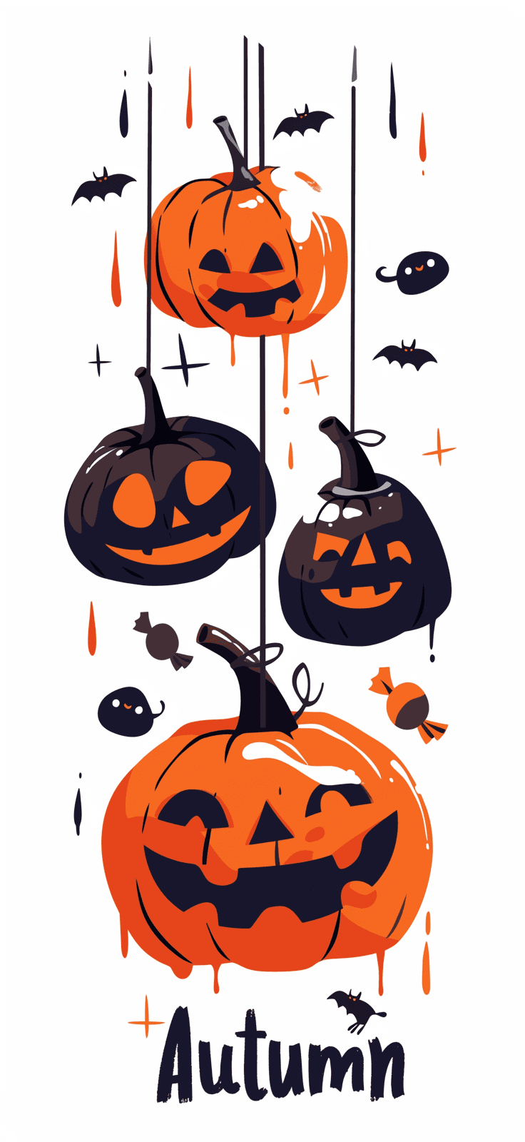 Halloween Pumpkin 427 original repeating artwork