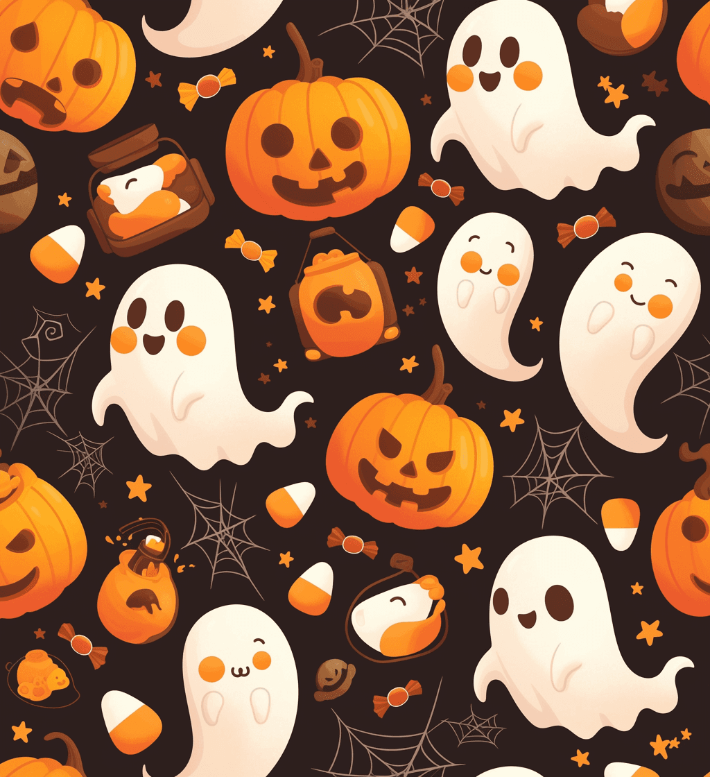 Halloween Ghost 119 original repeating artwork