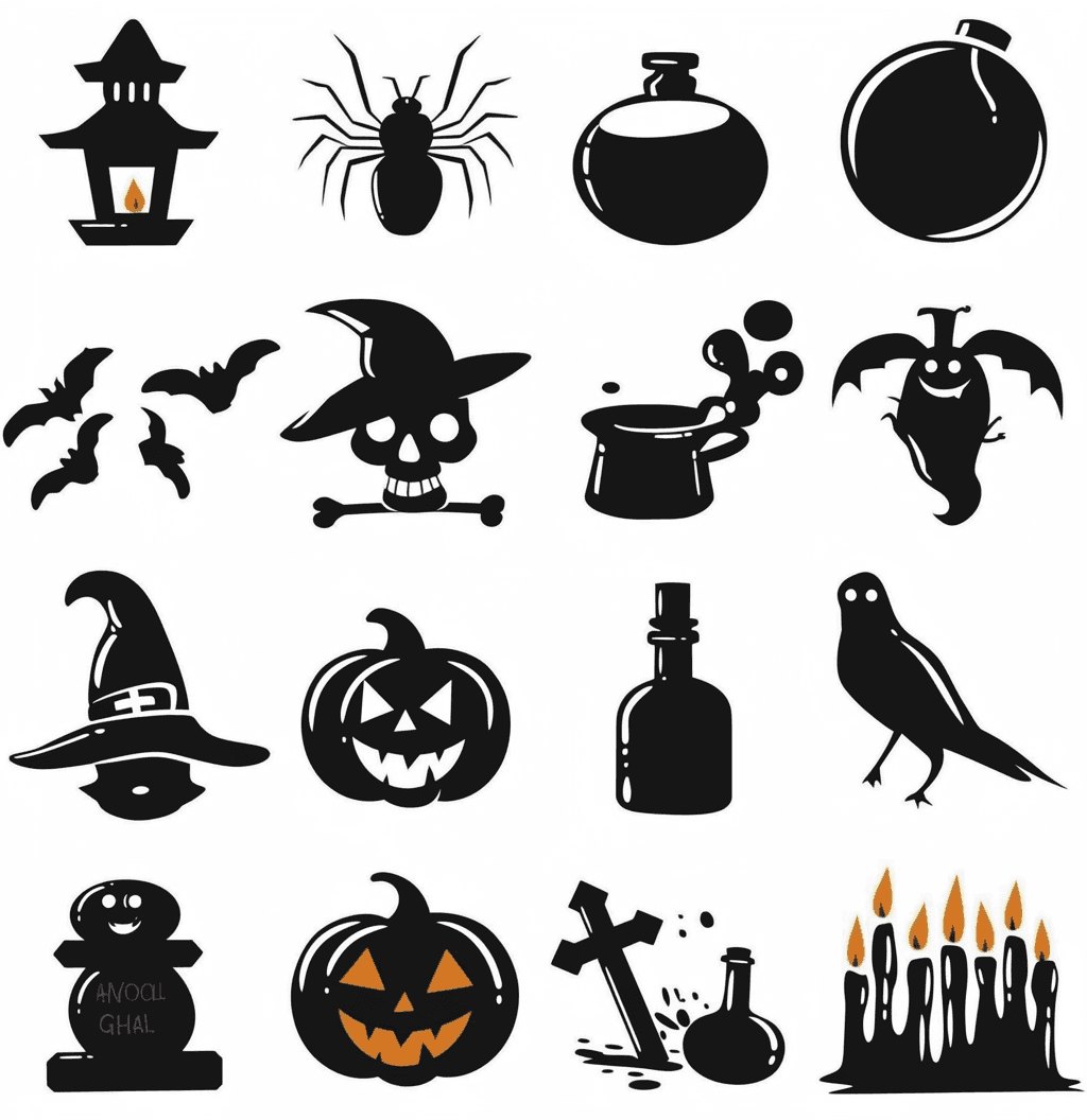 Halloween Pop original repeating artwork