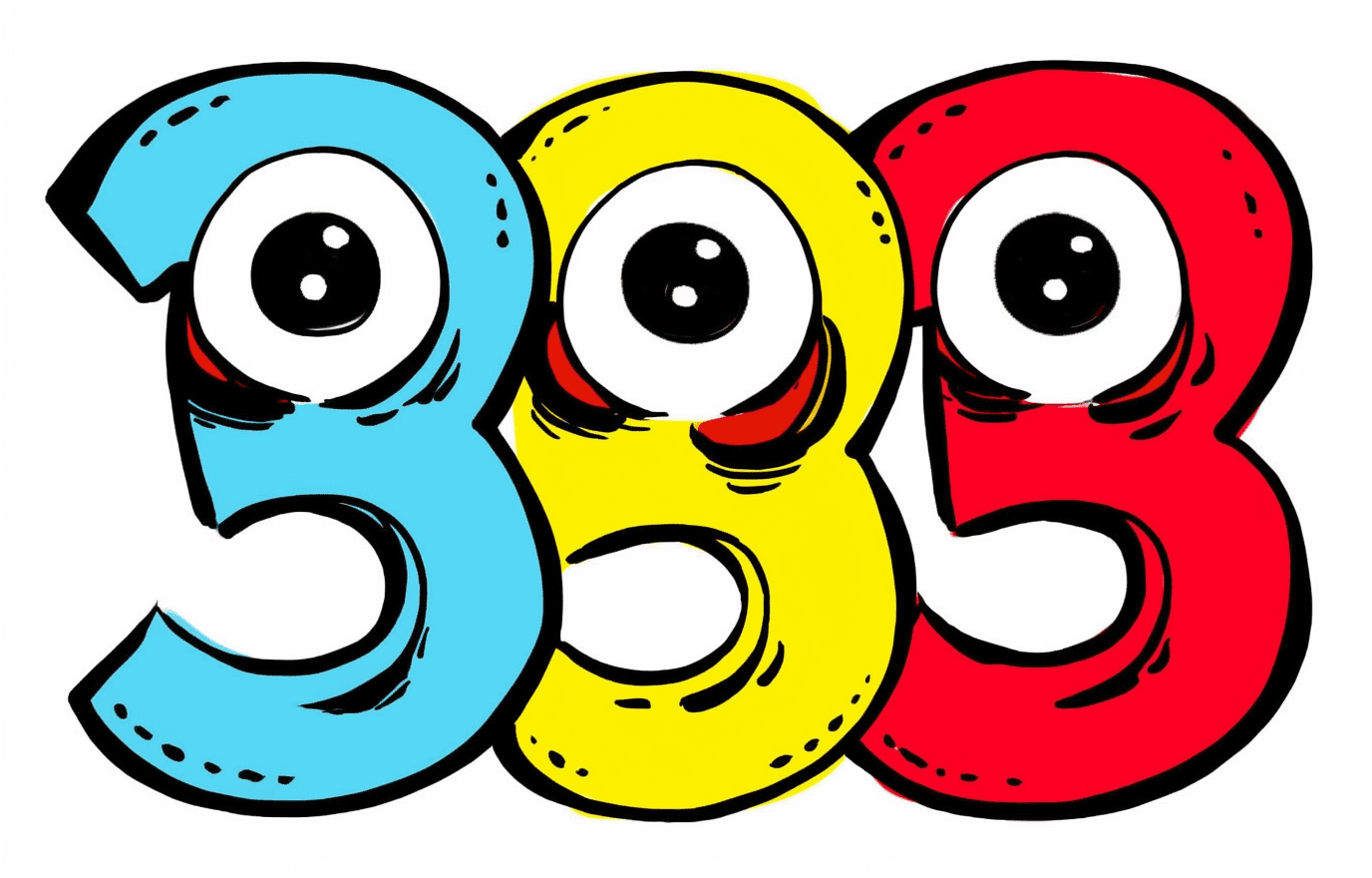 Geo Number 071 original repeating artwork