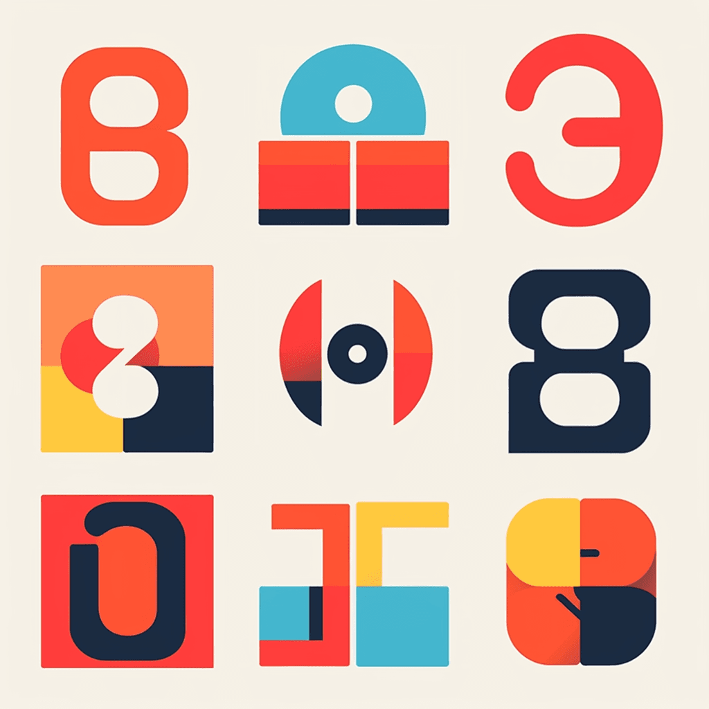 Geo Number 272 original repeating artwork