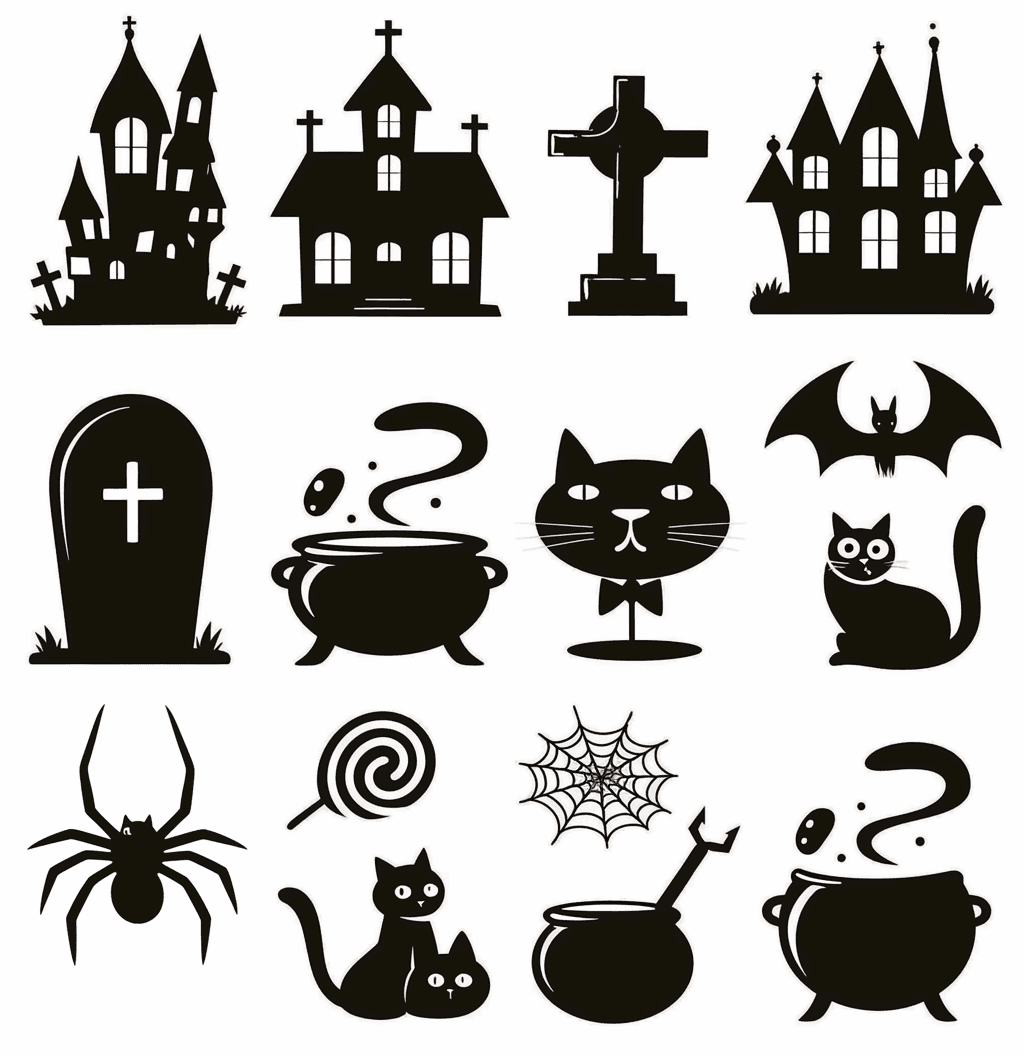 Halloween Zip original repeating artwork