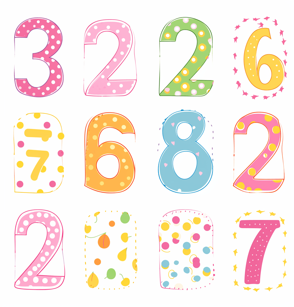 Geo Number 152 original repeating artwork