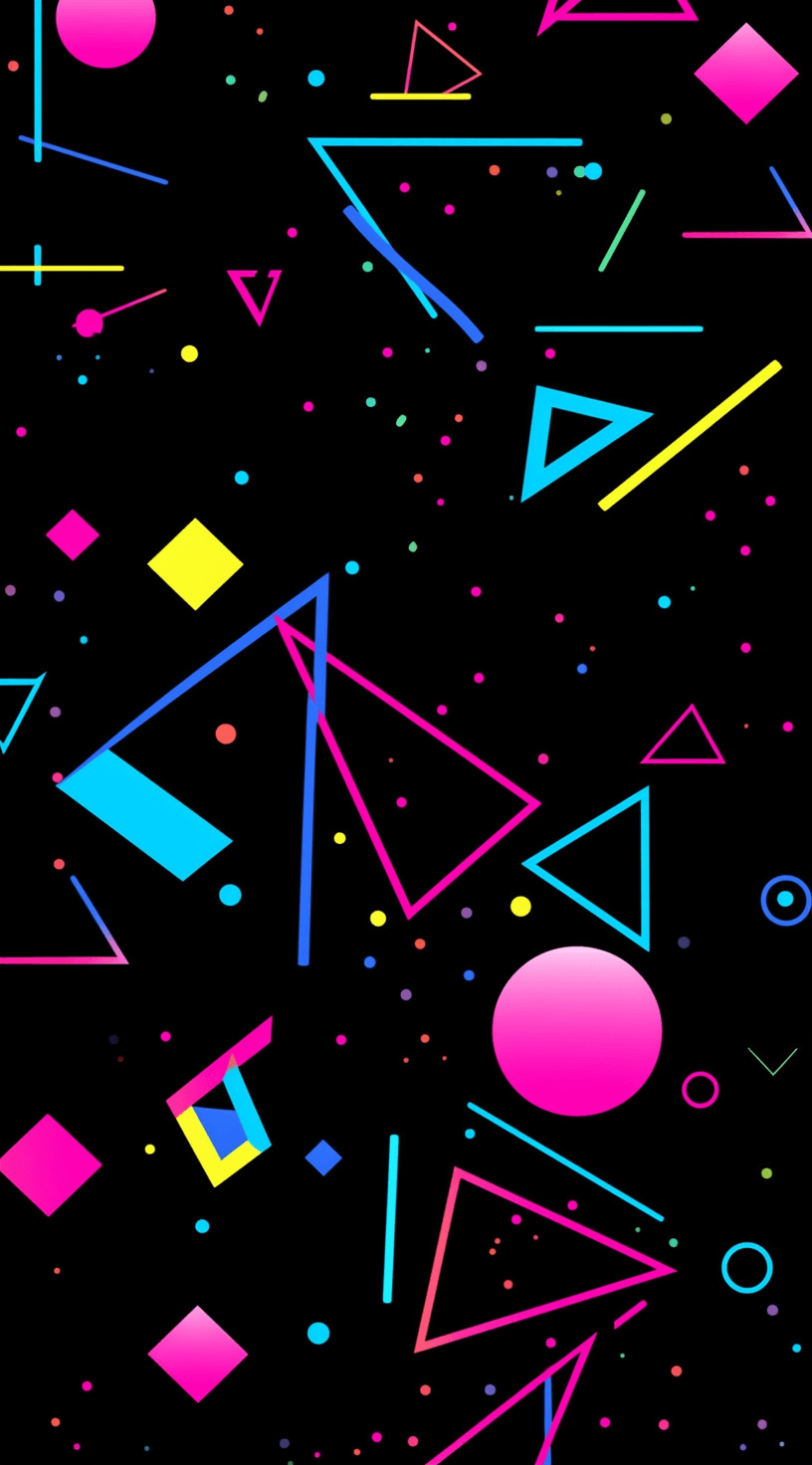 Geo Grow original repeating artwork