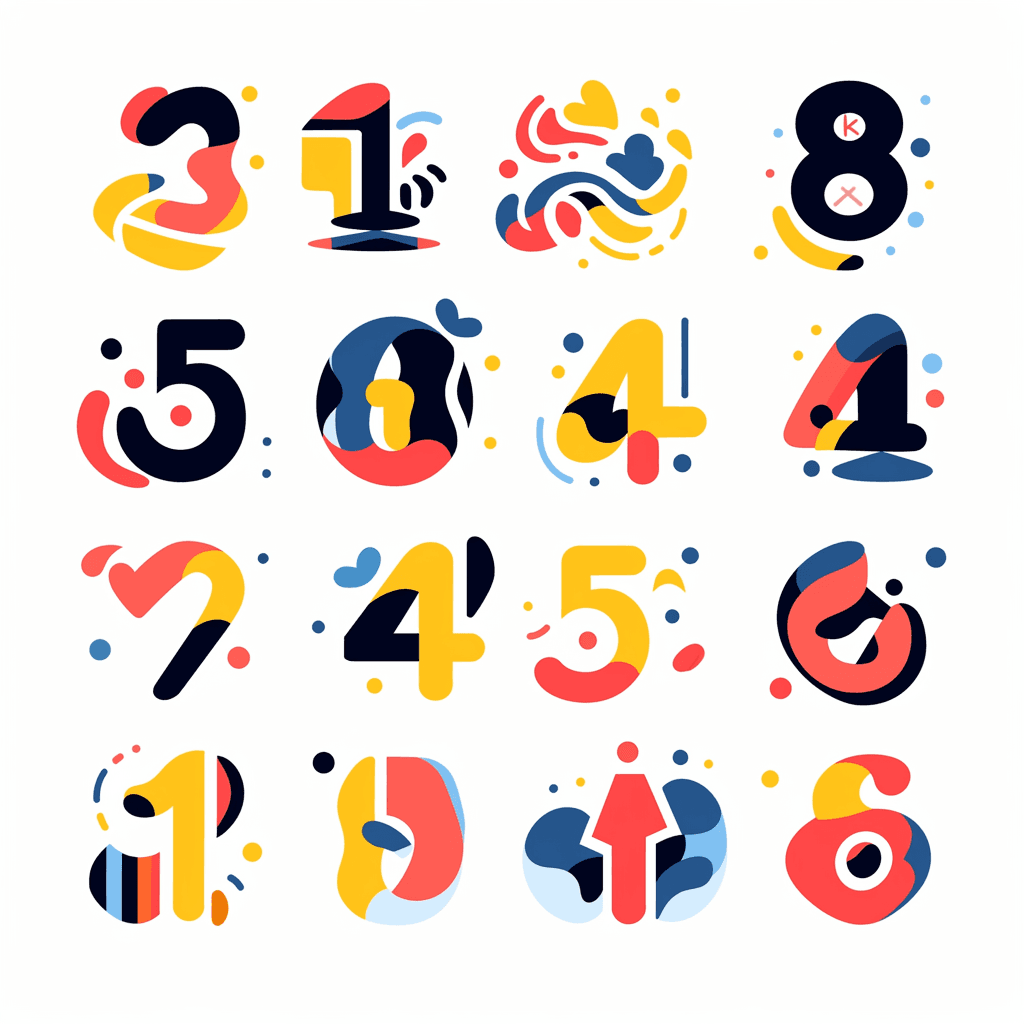 Geo Number 535 original repeating artwork
