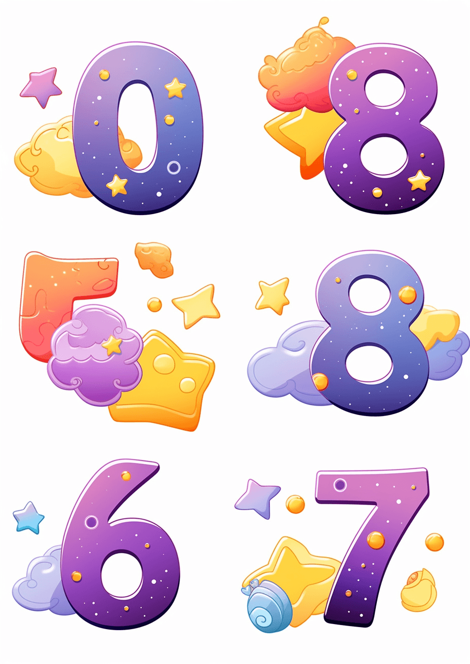 Geo Number 013 original repeating artwork