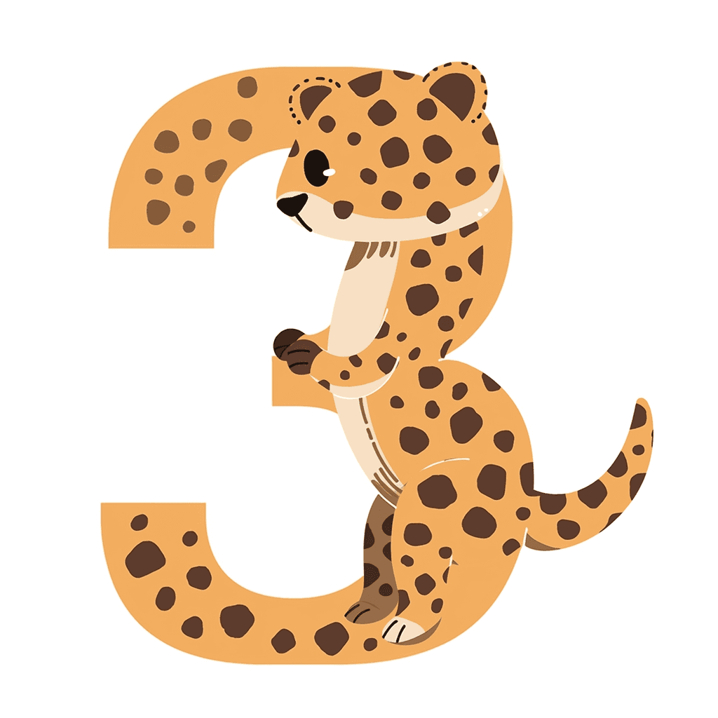 Animal Number 228 original repeating artwork