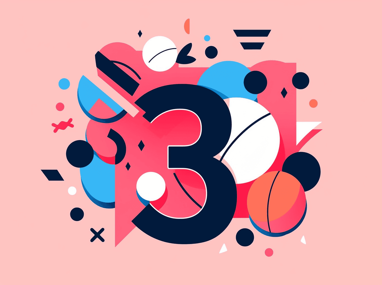 Geo Number 512 original repeating artwork