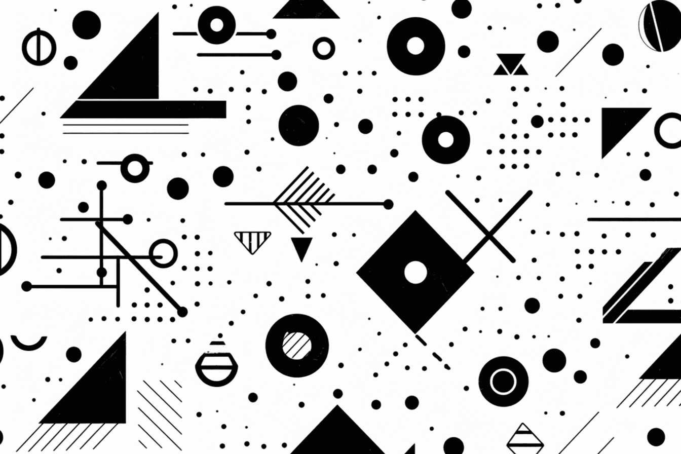 Geo Ivory original repeating artwork