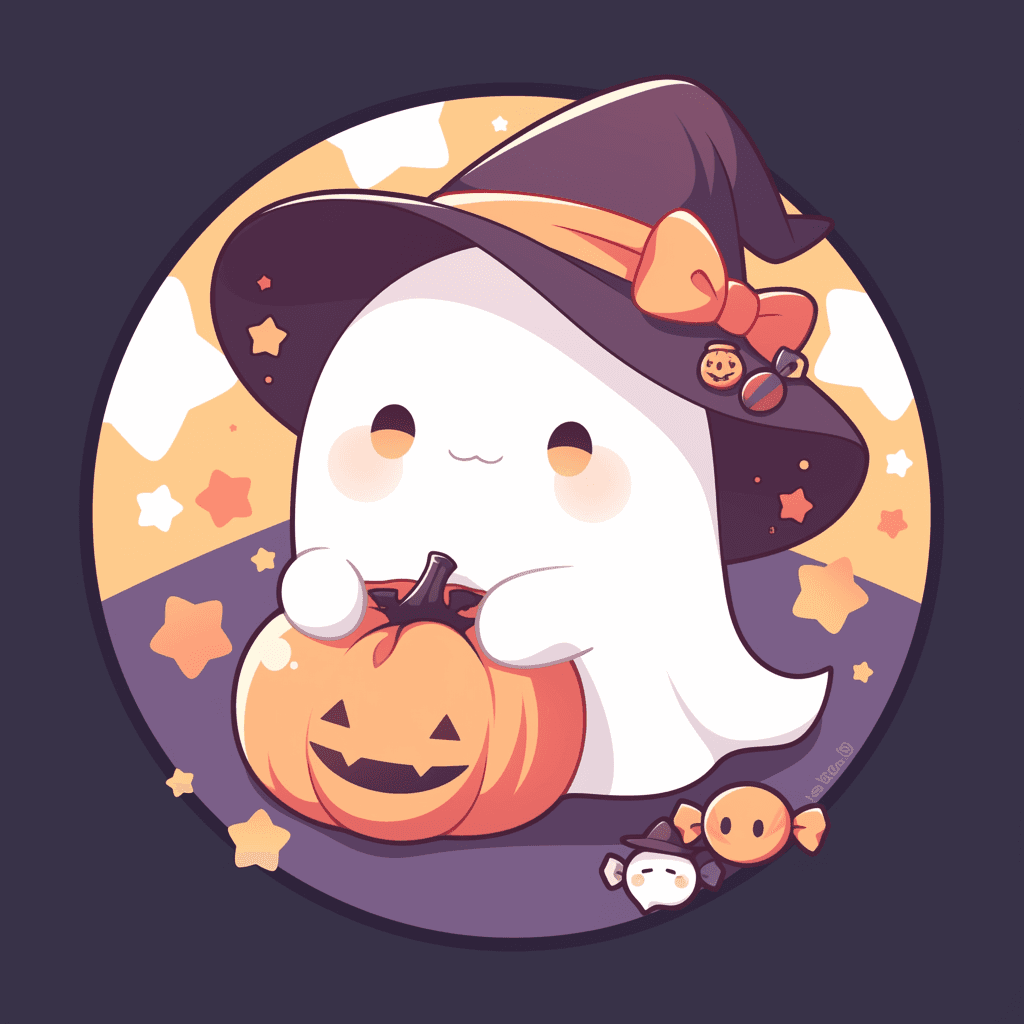 Halloween Ghost 1658 original repeating artwork