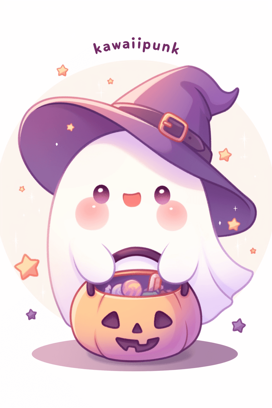 Halloween Ghost 085 original repeating artwork