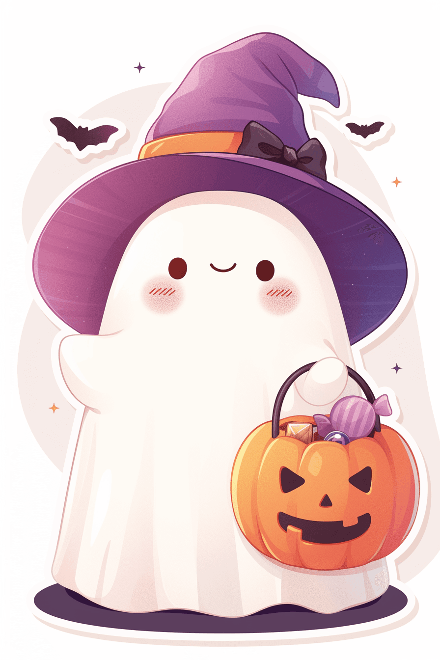 Halloween Ghost 1595 original repeating artwork