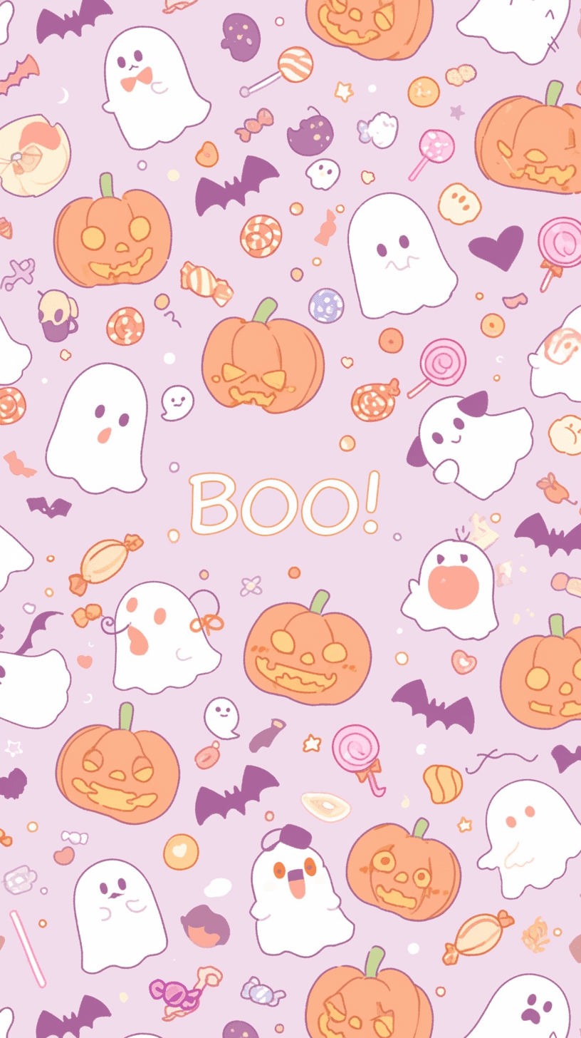 Halloween Ghost 196 original repeating artwork