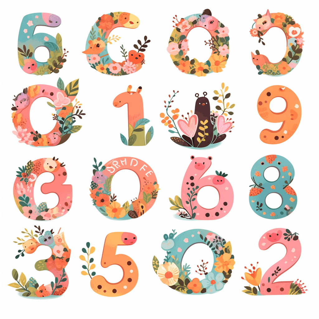 Geo Number 563 original repeating artwork