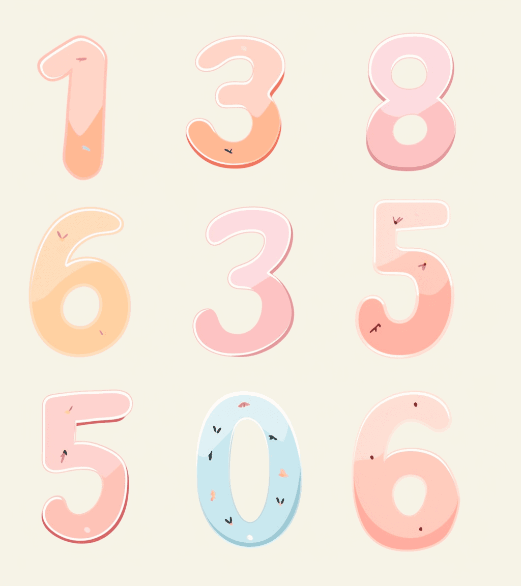 Geo Number 156 original repeating artwork