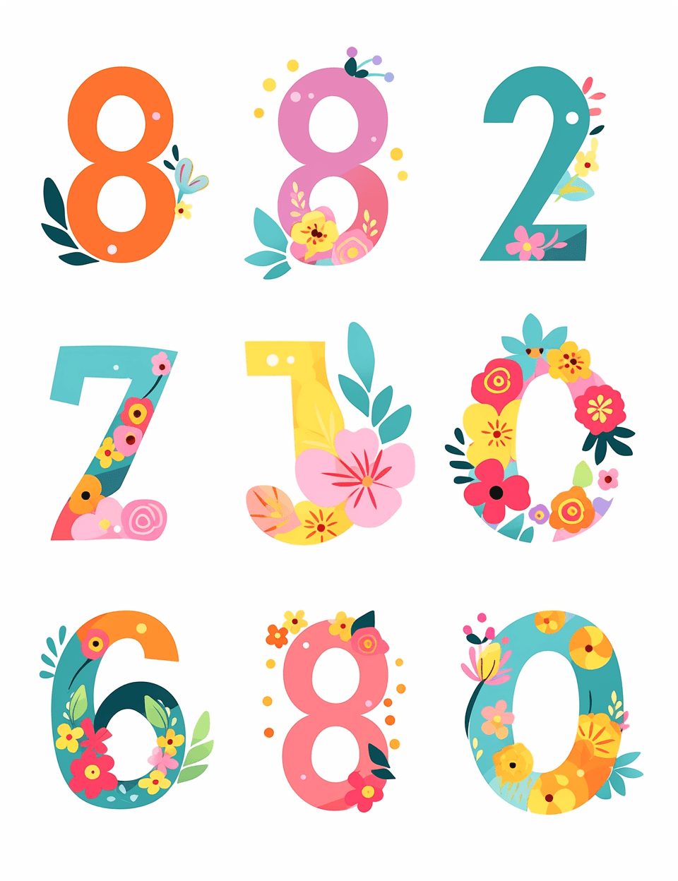 Geo Number 590 original repeating artwork