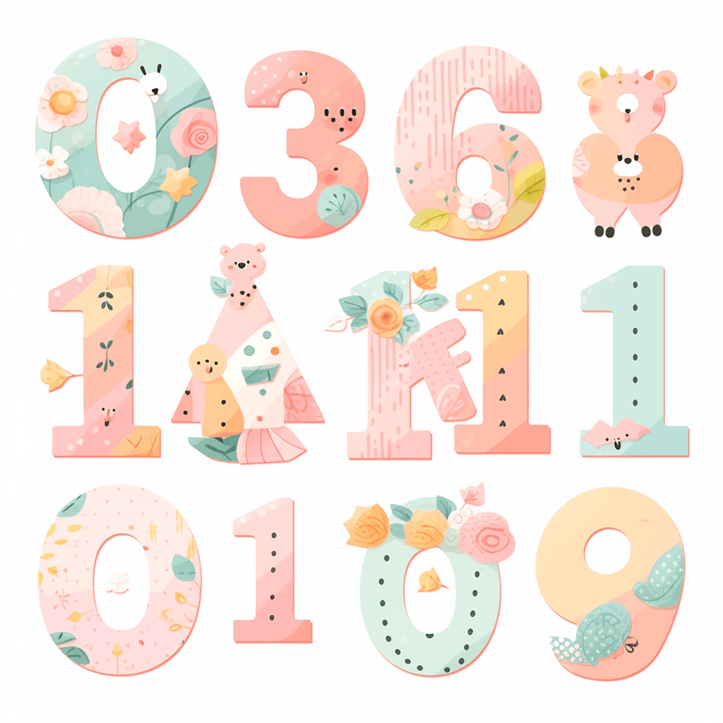 Geo Number 491 original repeating artwork