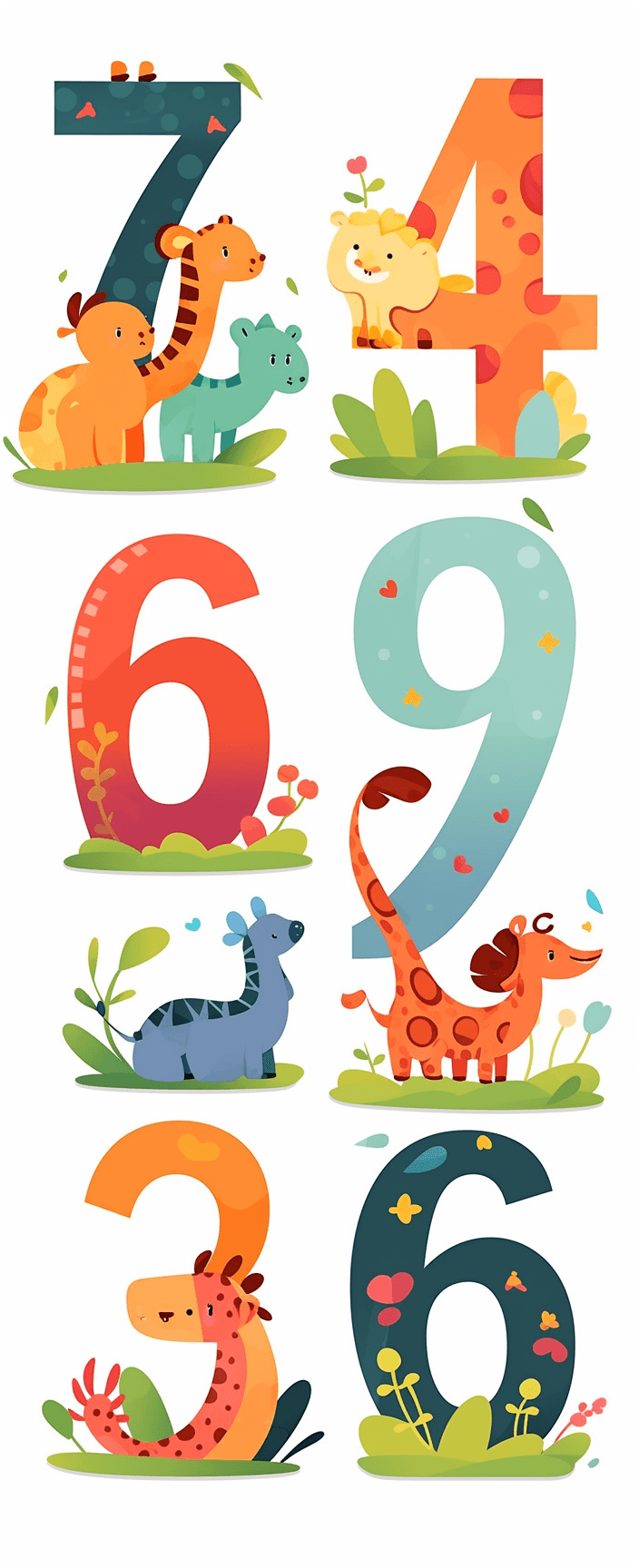 Geo Number 065 original repeating artwork