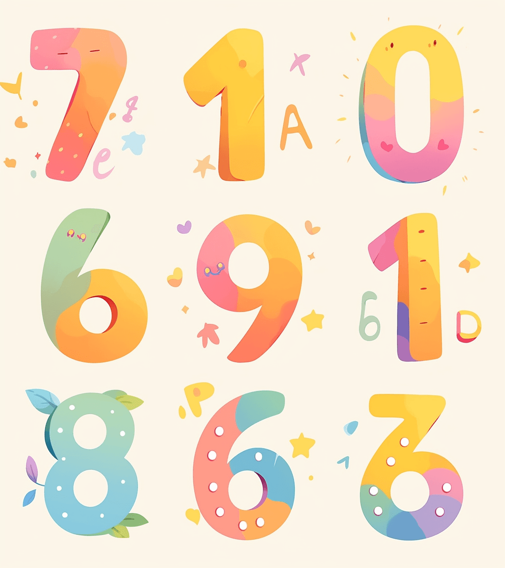 Geo Number 533 original repeating artwork