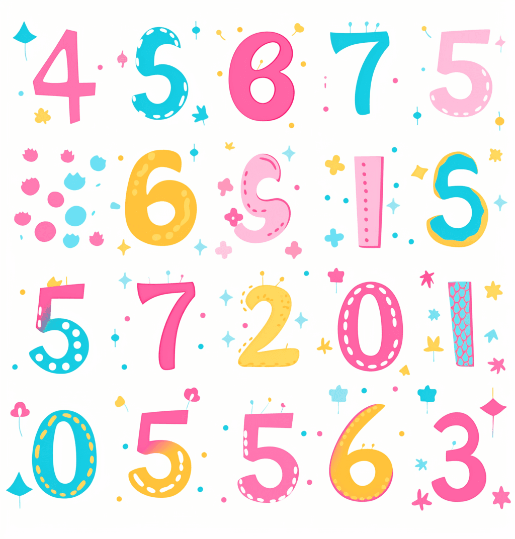 Geo Number 185 original repeating artwork