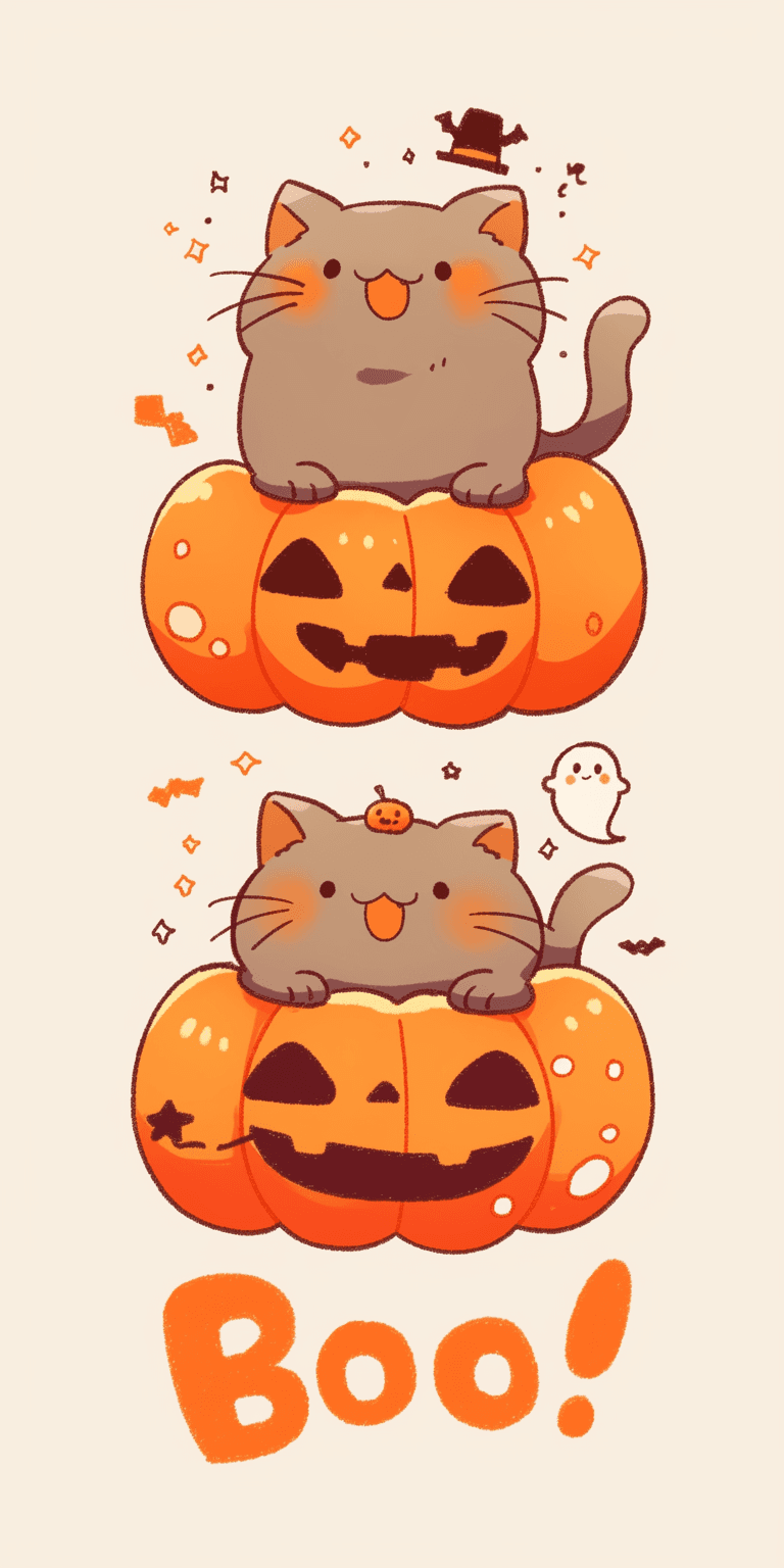 Halloween Pumpkin 257 original repeating artwork