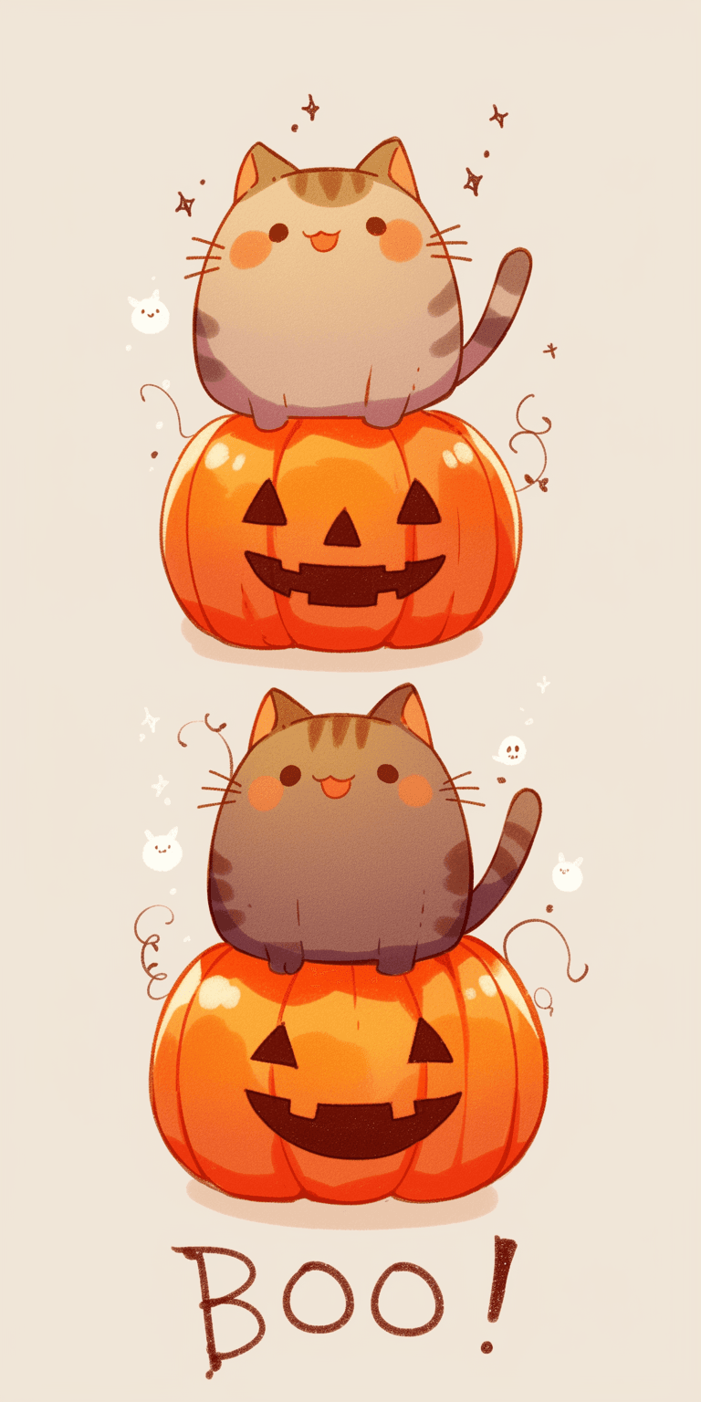 Halloween Pumpkin 443 original repeating artwork