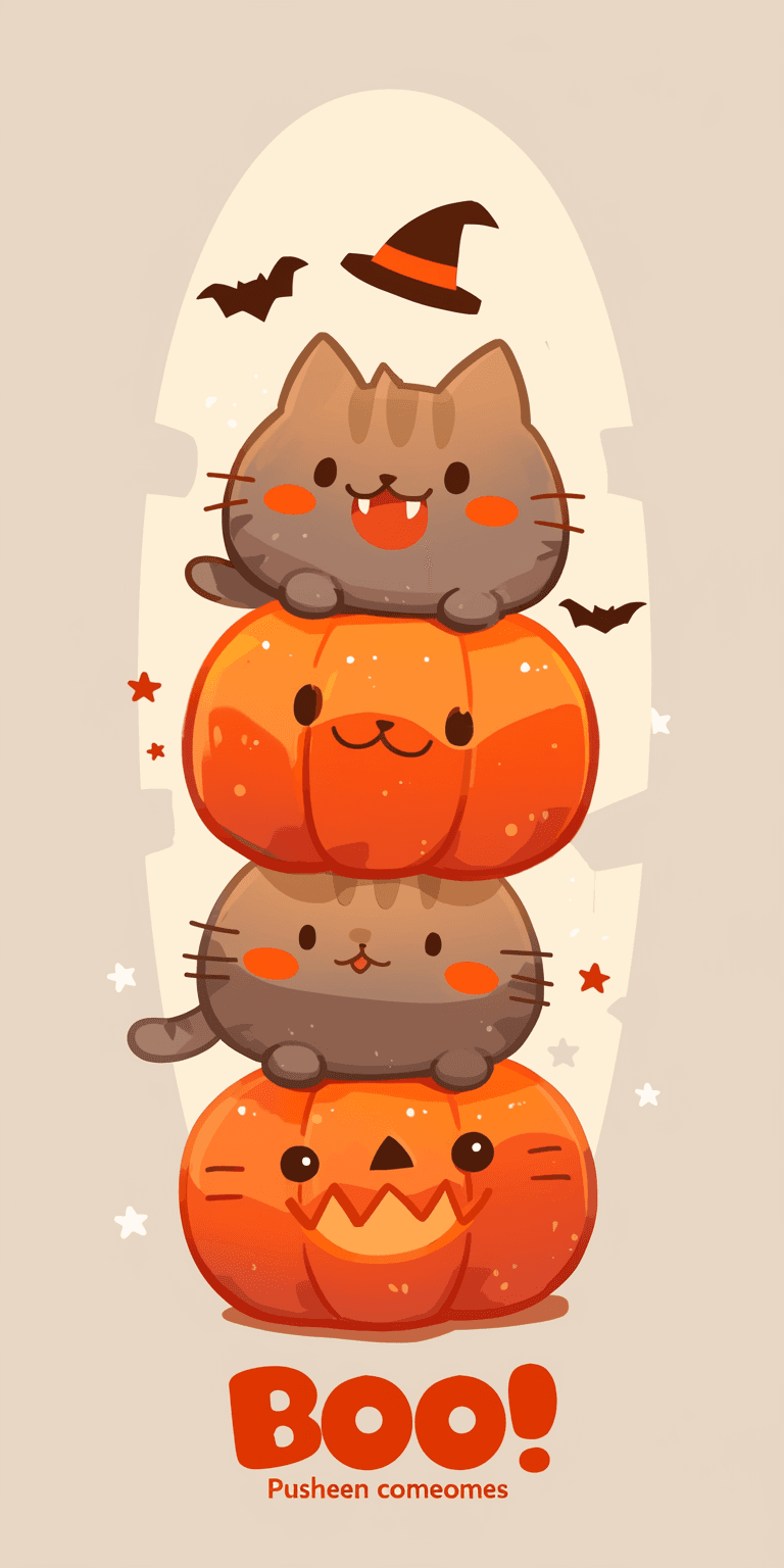 Halloween Pumpkin 243 original repeating artwork