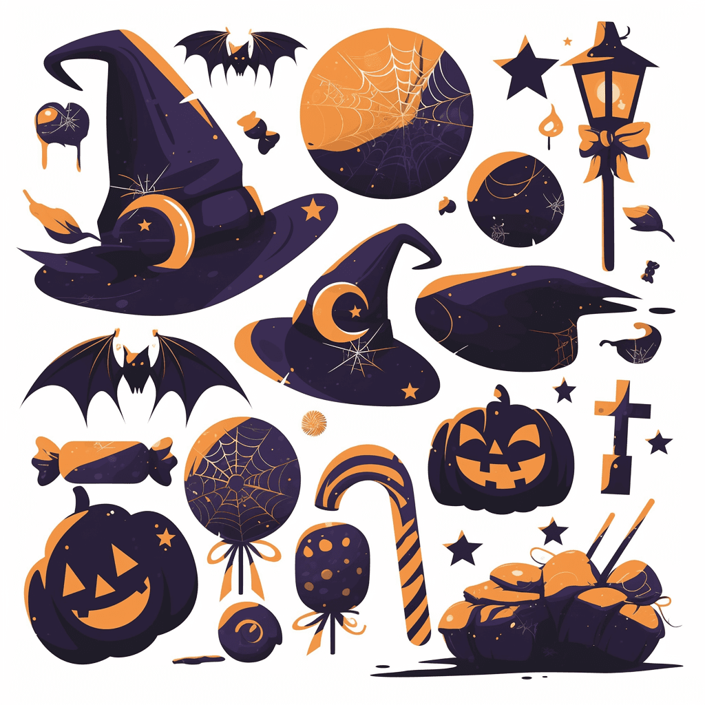 Halloween Summit original repeating artwork