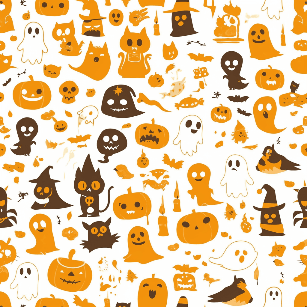 Halloween Drift original repeating artwork