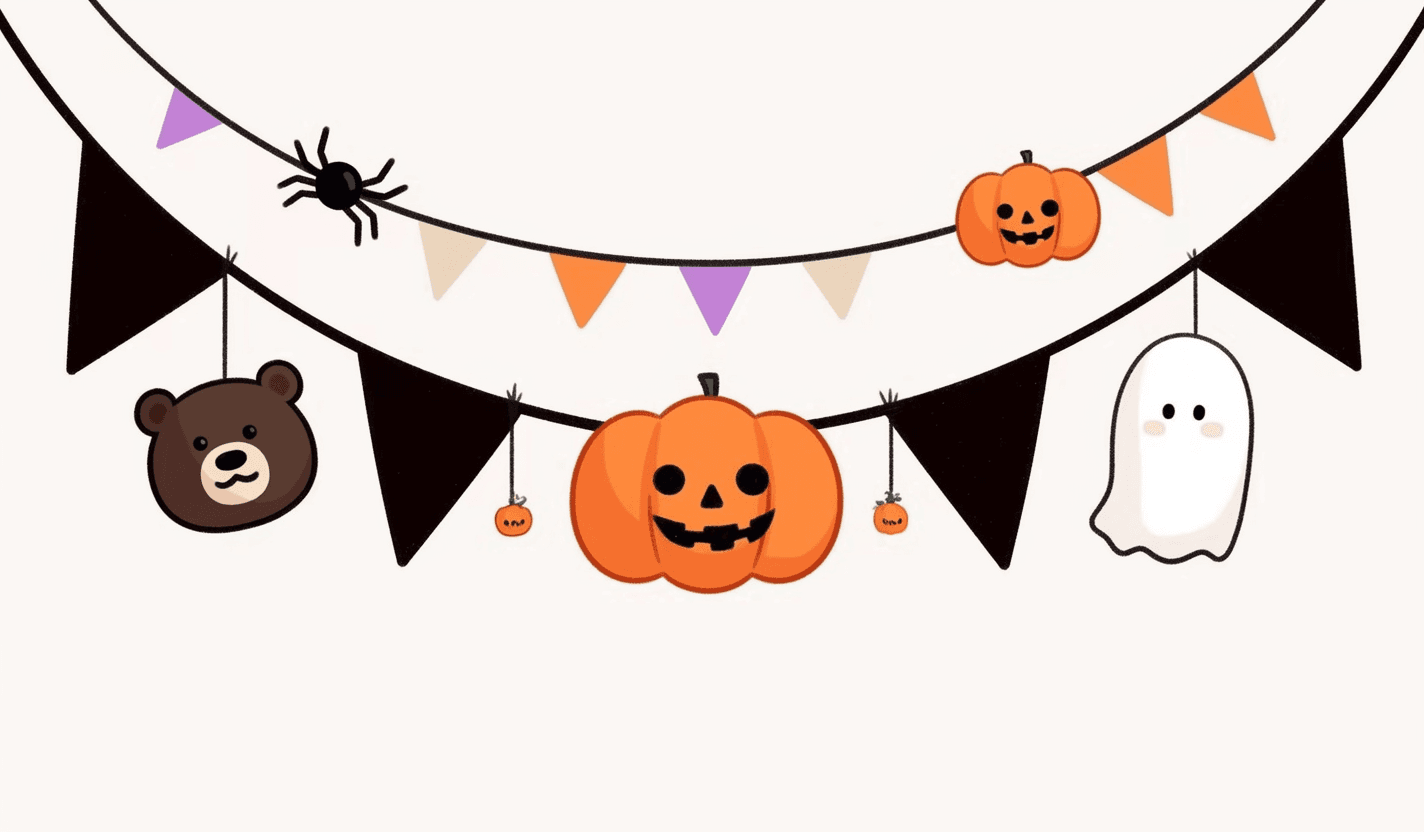 Halloween Loop original repeating artwork