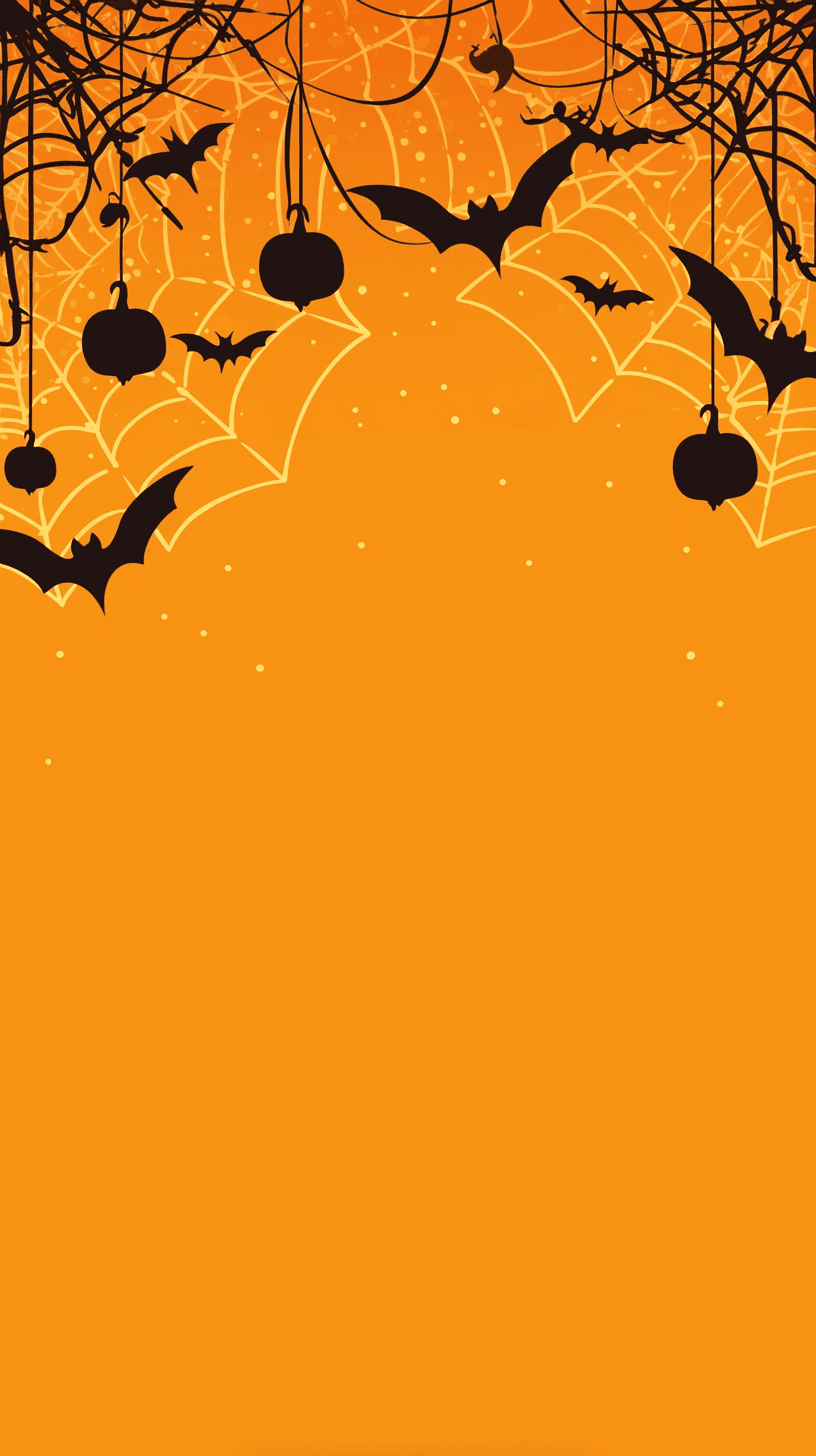 Halloween Bat Rush original repeating artwork