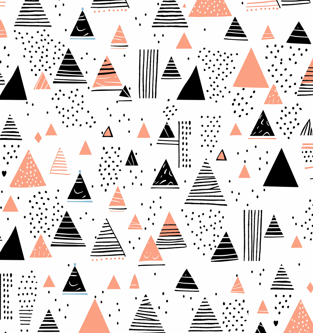 Geo Evening original repeating artwork