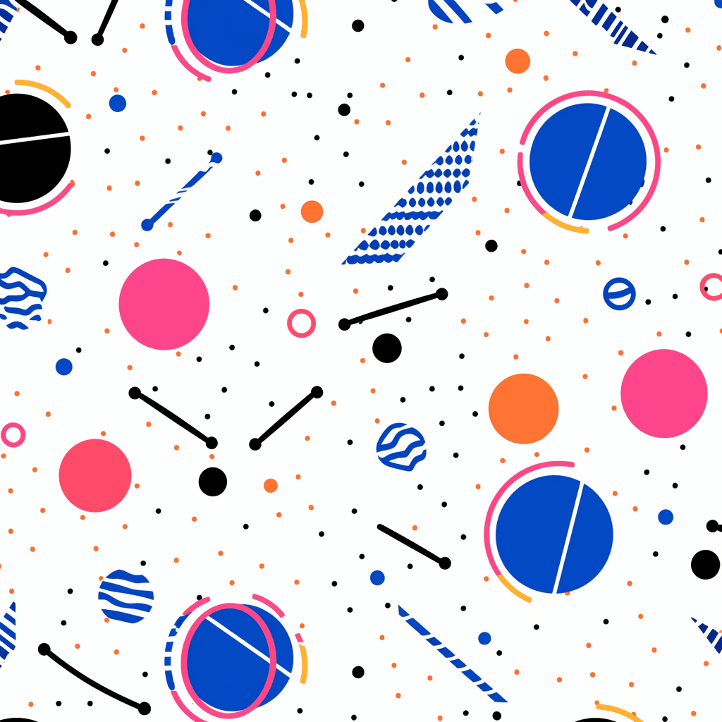Geo 100 original repeating artwork
