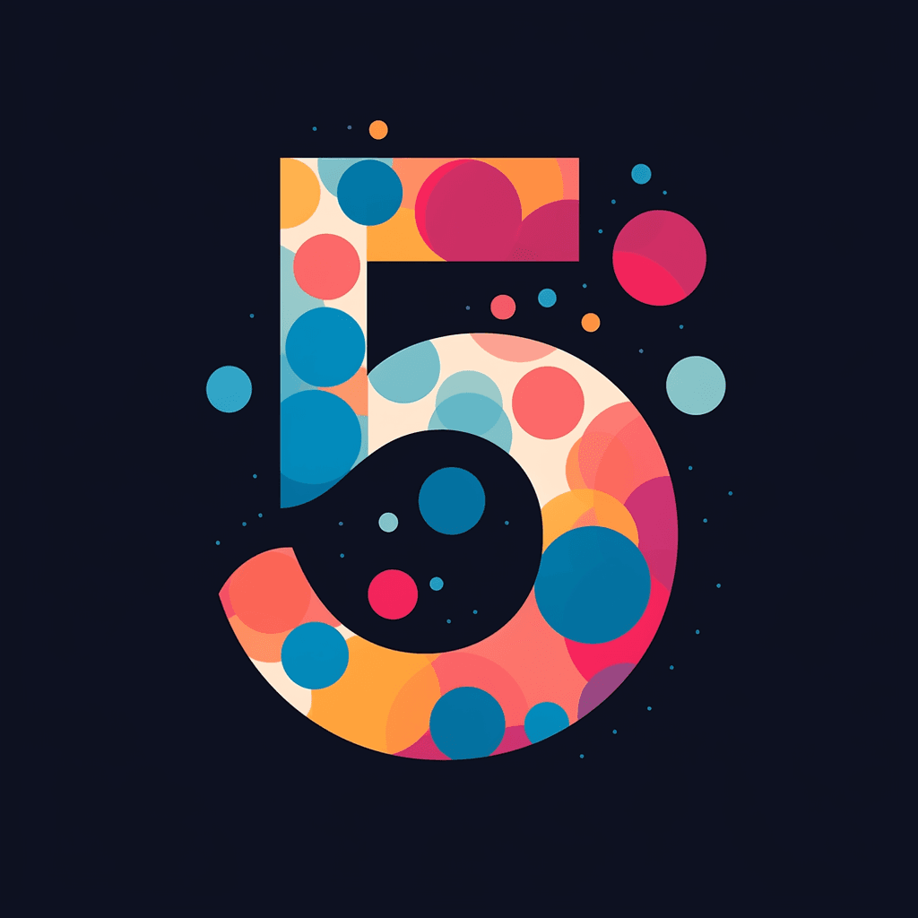 Geo Number Uptown original repeating artwork