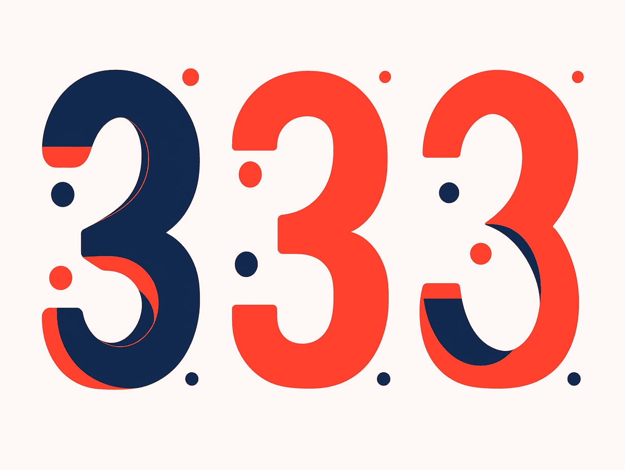 Geo Number Valley original repeating artwork