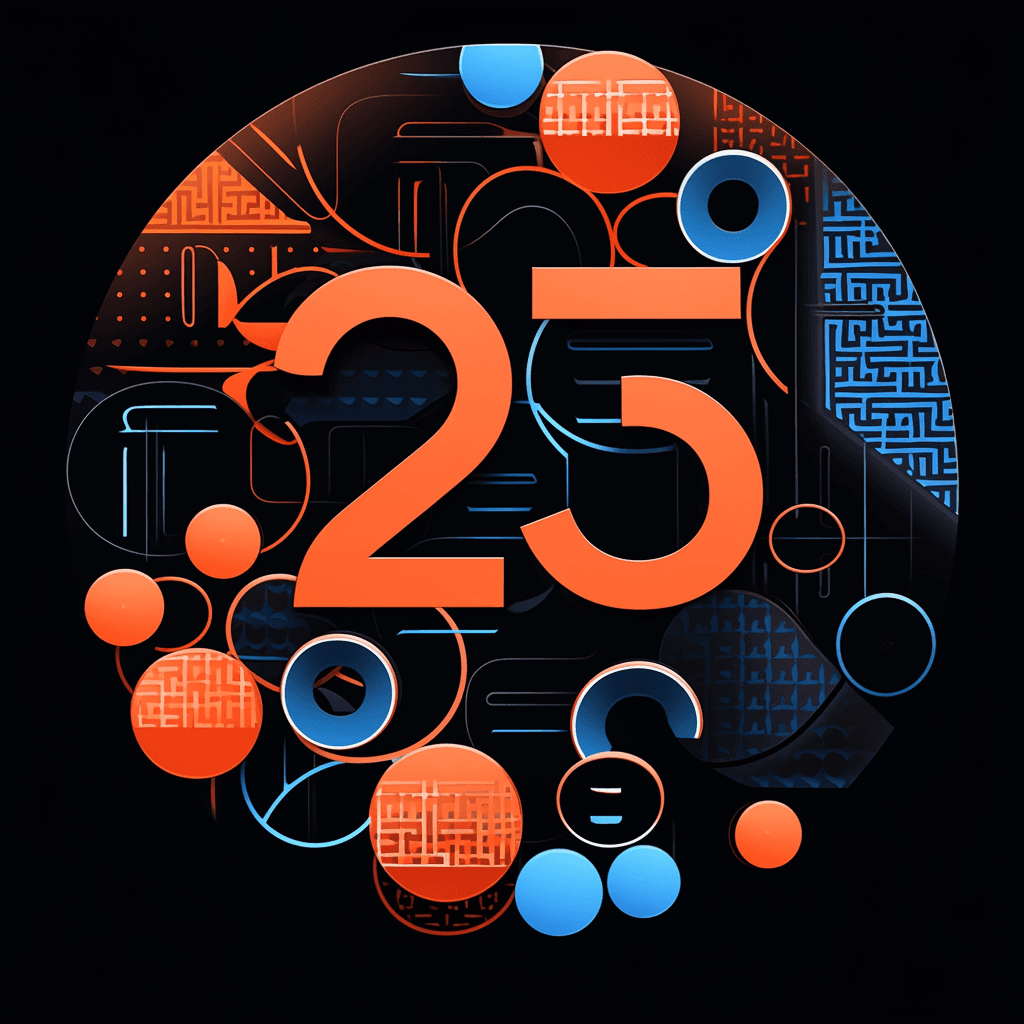 Geo Number 552 original repeating artwork