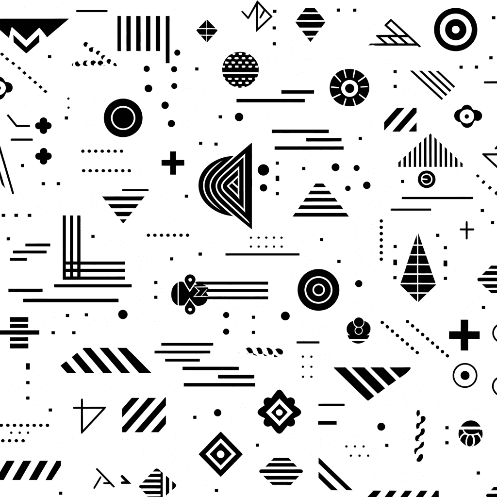 Geo Echo original repeating artwork