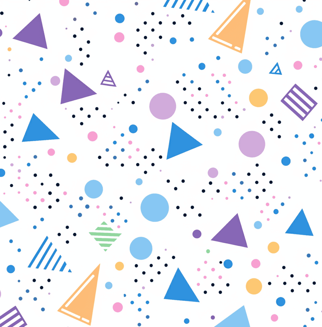 Geo Number 043 original repeating artwork