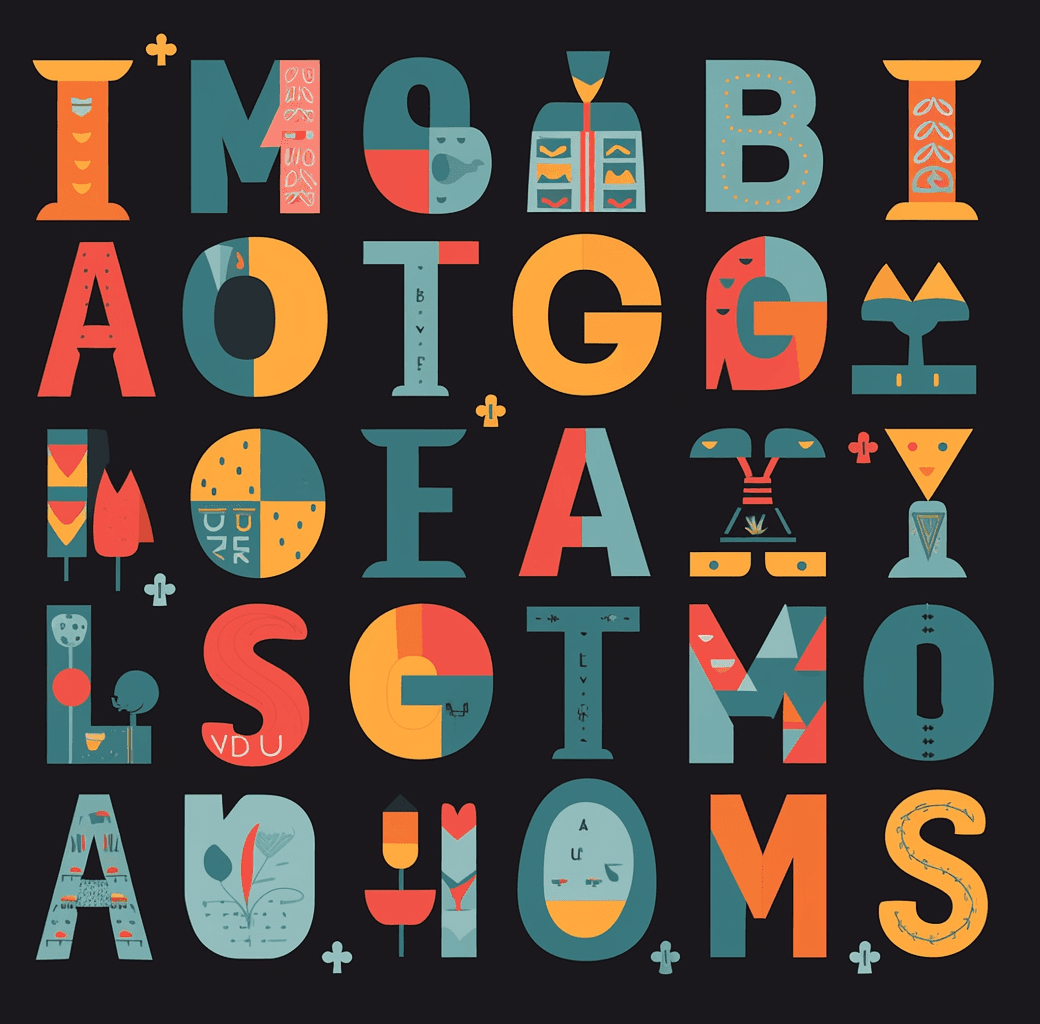 Letter 187 original repeating artwork