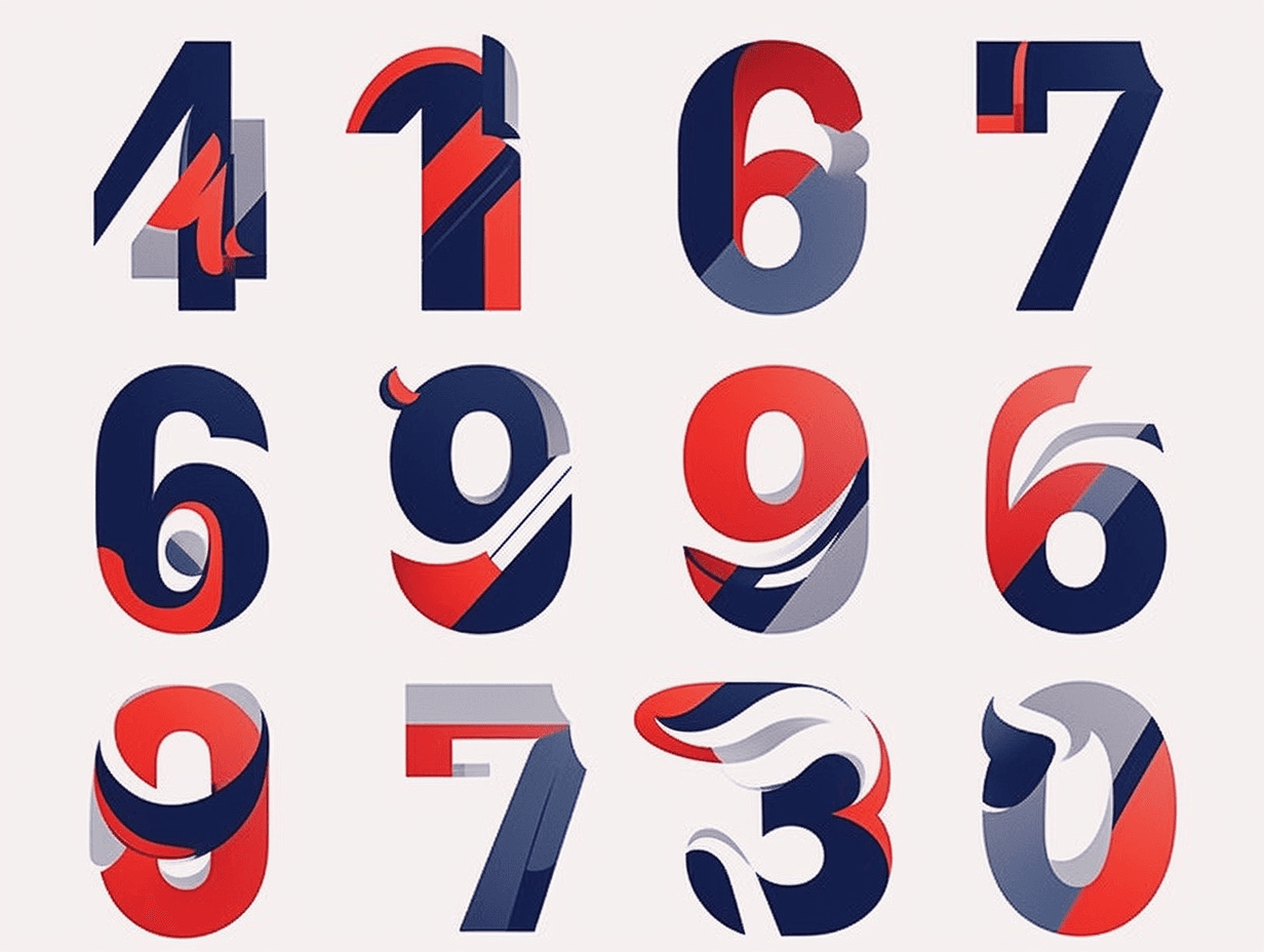 Geo Number 393 original repeating artwork