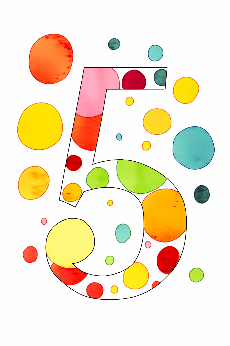 Geo Number 571 original repeating artwork