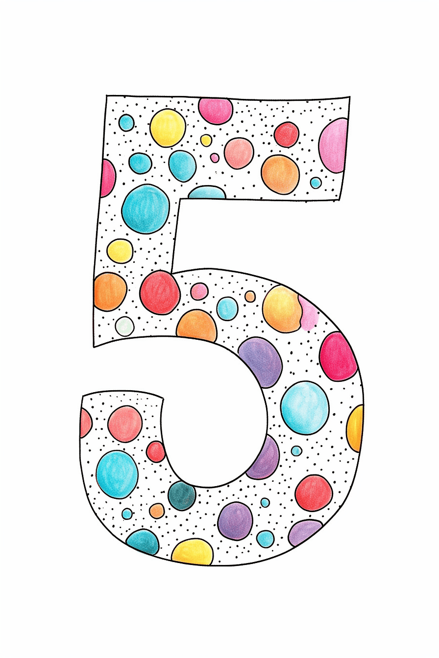 Geo Number 524 original repeating artwork