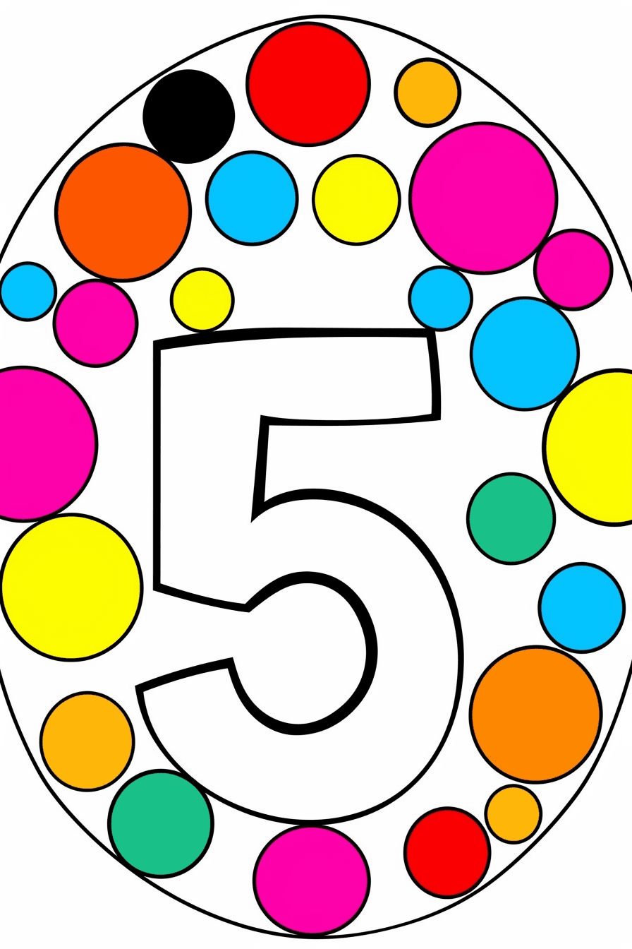 Geo Number 120 original repeating artwork