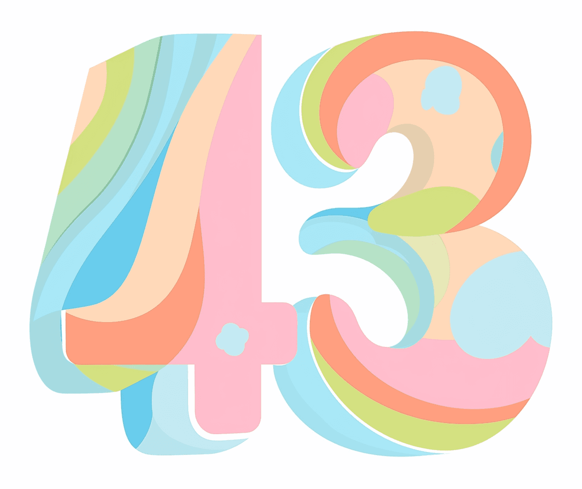 Geo Number 507 original repeating artwork