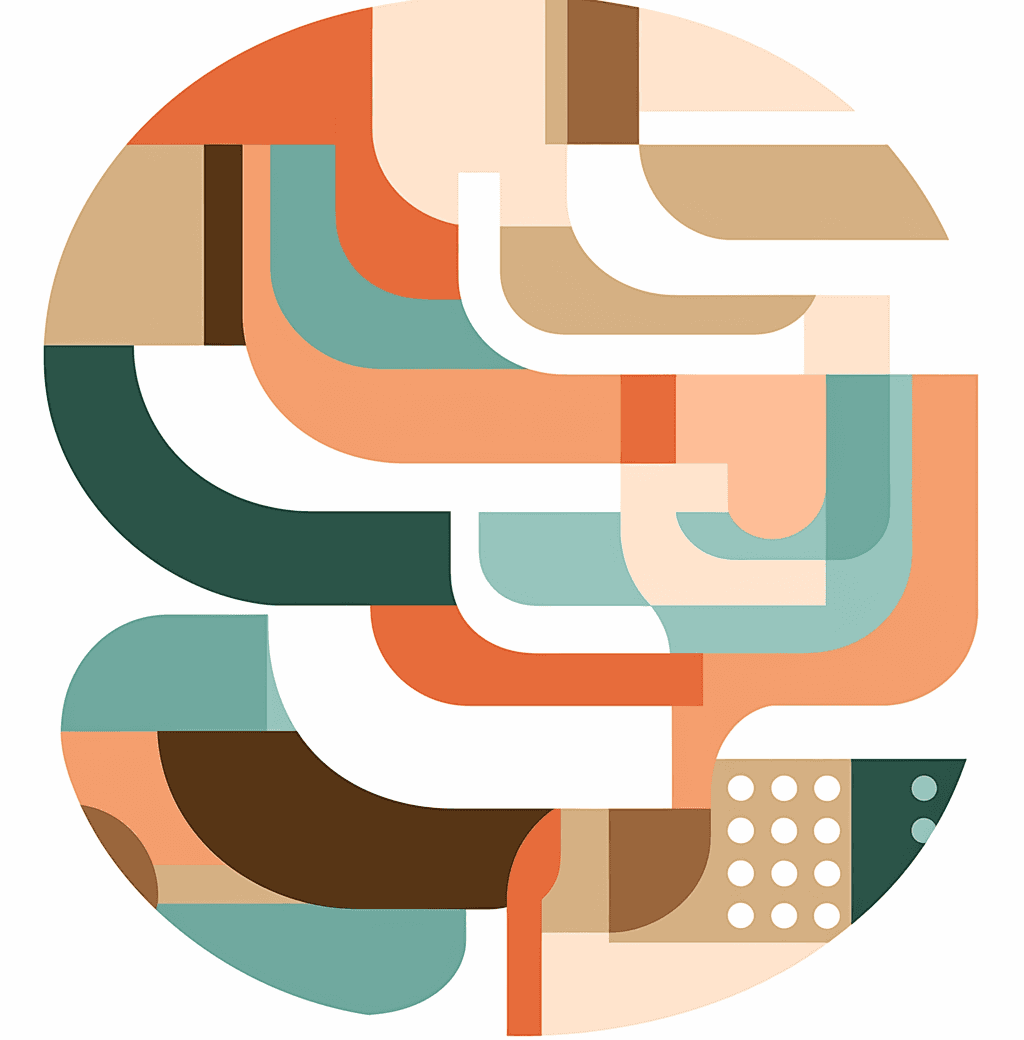 Geo Number Rush original repeating artwork