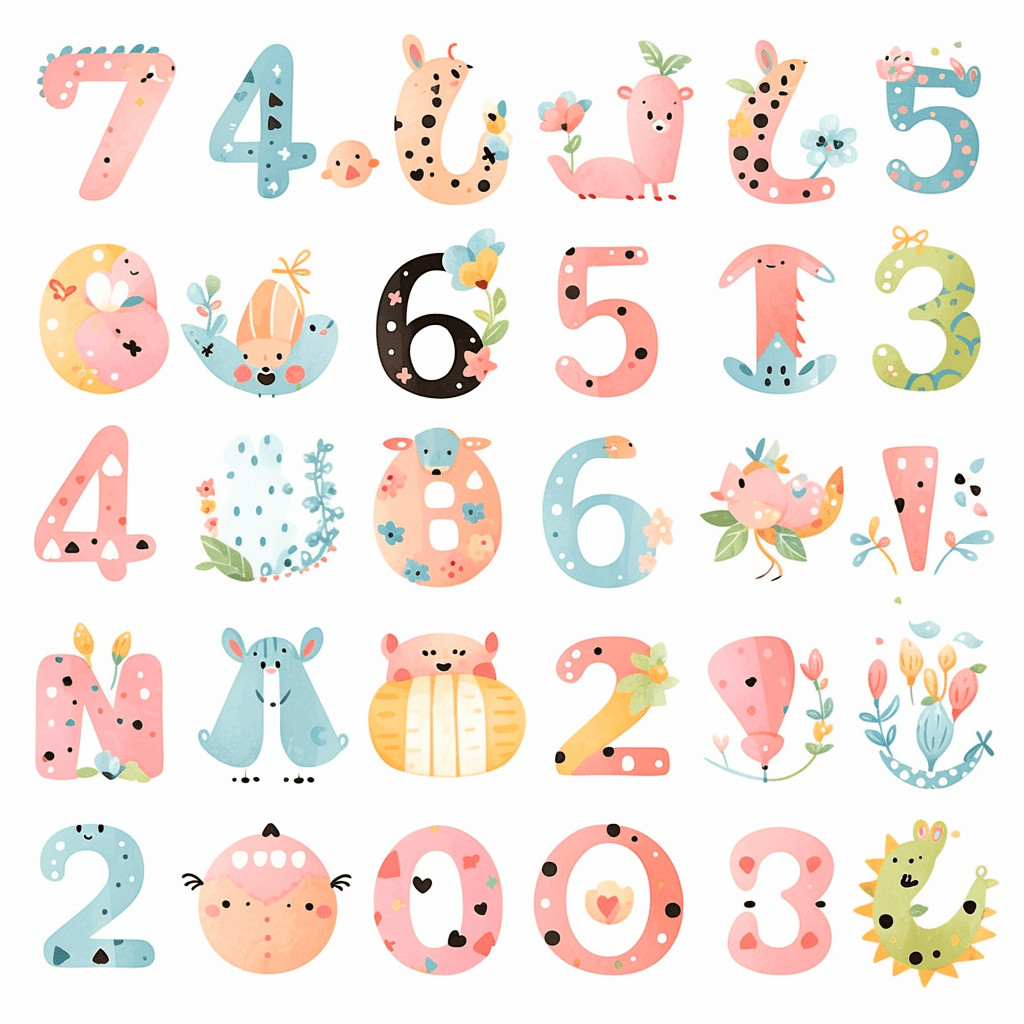 Geo Number 570 original repeating artwork