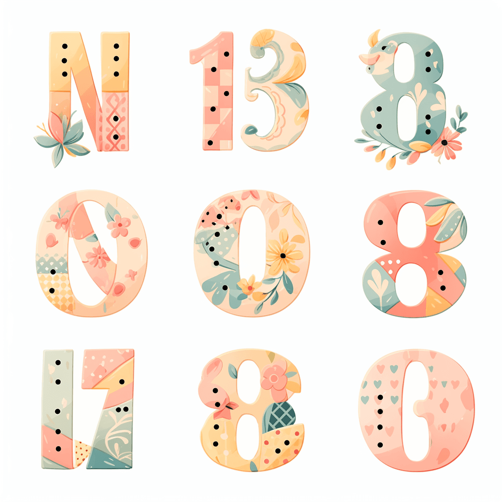 Geo Number 559 original repeating artwork