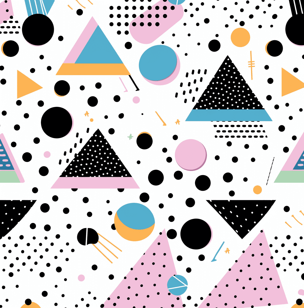 Geo Zoom original repeating artwork