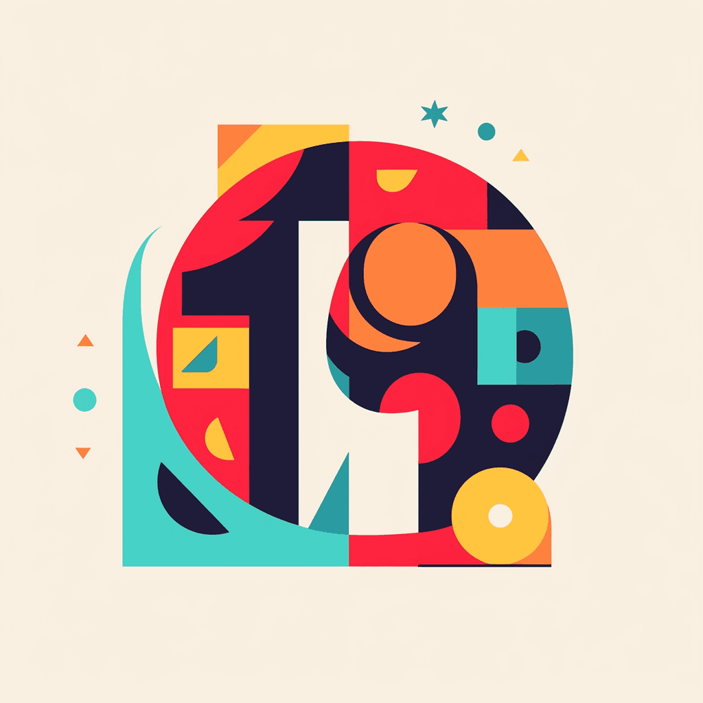 Geo Number 169 original repeating artwork