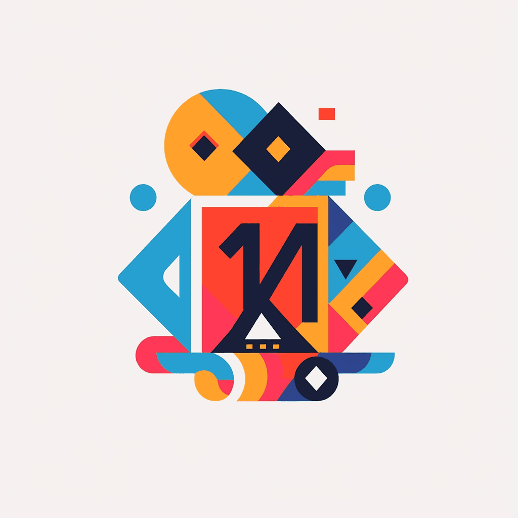 Geo Number 569 original repeating artwork